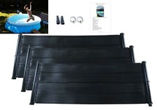 Swimming Pool Solar Hot Water Heater Mat Total PV Panel Kit Free Sun Energy Kids