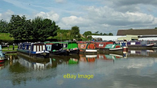 Photo 12x8 moored narrowboats - photo,