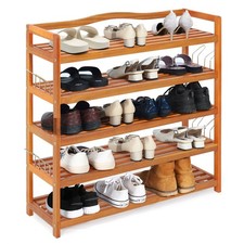 5-Tier Wood Shoe Rack Free