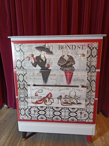 Upcycled chest drawers - upcycled,