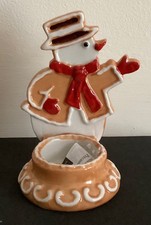 Villeroy and Boch: Gingerbread Snowman Tea Light - Winter Bakery Decoration