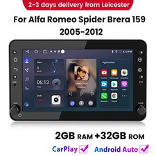 For Alfa Brera Spider Romeo 159 2005-2012 Apple Carplay Android Car Radio GPS BT