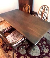 Old Charm Carved Oak Dining Set, Table 4 Chairs - OPEN TO OFFERS