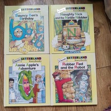 Vintage Letterland Books Reading Book Kids Learning Early Books First Book