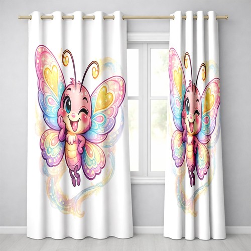 Fairy butterfly curtains - fairy,