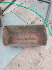 Vintage cast iron trough - cast,