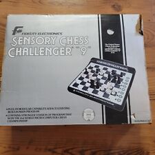 Chessboard Electronic Fidelity Sensory Chess Challenger 9 Vintage
