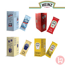 HEINZ Single Sachets - 7 - 11.5G Individual Single Portion SACHET Make your Own!