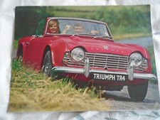 Triumph TR4 range brochure Sep