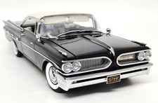 Sunstar 1/18 Pontiac Bonneville HardTop 1959 Cameo Ivory Black Diecast Model Car