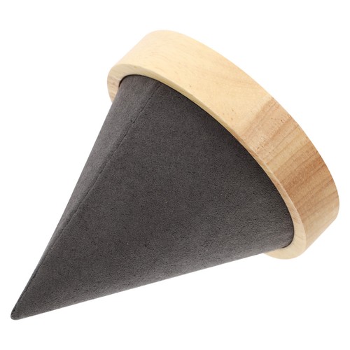 Grey wood jewelry display - jewelry,