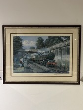 Steam Train Large Framed Print By Barry Freeman An Audience With King Edward II