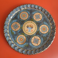 Vintage 1950s Baret Ware Ambrosia Cocktail Tray Mid-Century Metal Serving Plate