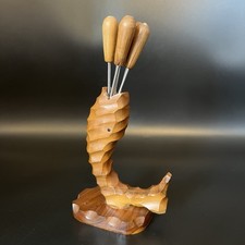 1960's Carved Wooden Seahorse