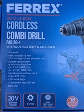 New FERREX  Combi Drill Bare