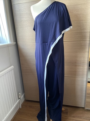 Womens navy stretch straight