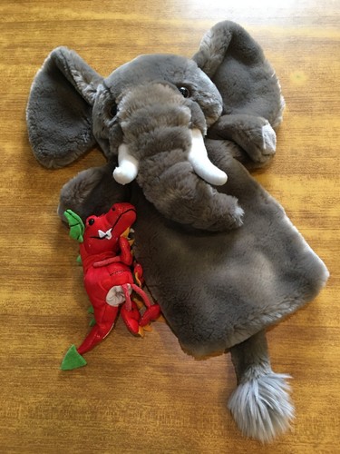 Elephant hand puppet - , and