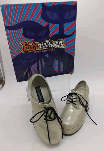 Funtasma cream disco platform - funtasma,