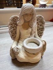 Sitting Angel Tea Light Candle