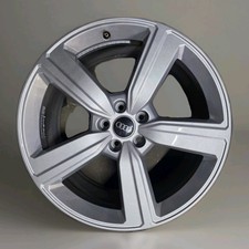 Audi tron silver alloy - silver, 20"