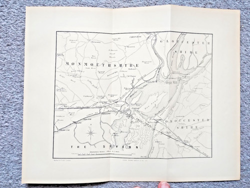 Map showing severn tunnel - tunnel, and