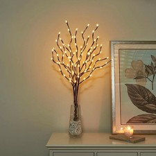 Vanthylit Decorative Twig Lights for Vase Mains Powered Lighted Branches with 90