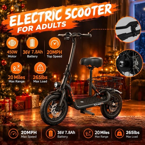450w peak electric scooter - 450w,