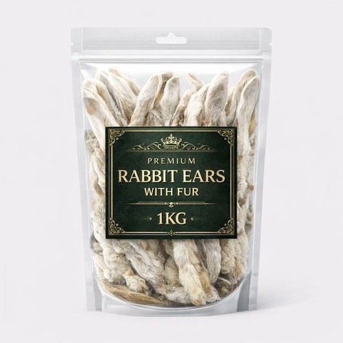 1kg natural rabbit ears - 1kg,