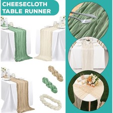 Cheesecloth Table Runner
