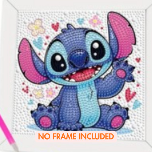 Blue stitch 5d diamond - stitch, |