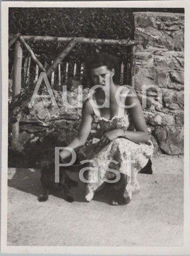 Woman with dog - dog, barmouth