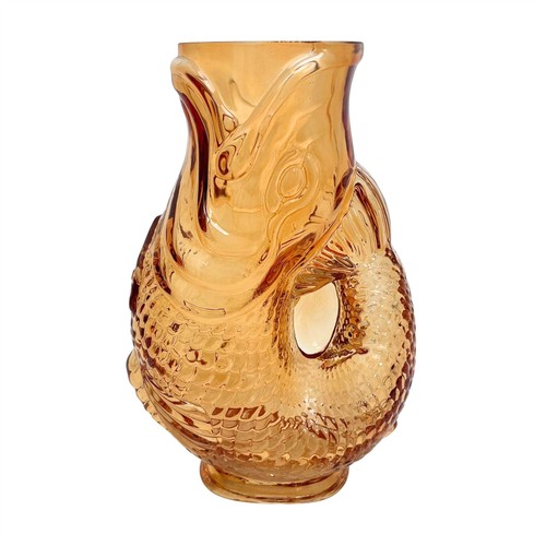 Glass fish jug - glass,