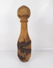 Vintage Wooden Cone Bowling Decoration