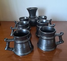 PRINKNASH POTTERY SET OF 6