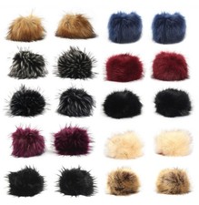 Womens Winter Faux Fox Fur