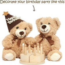 Mini Teddy Bears Bulk | Baby Shower Plush Toy Favors | Stuffed Bear Gift Lot