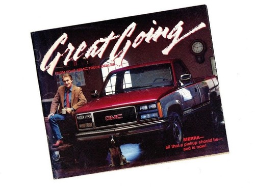 1987 gmc truck mini brochure - truck, mini-brochure
