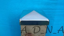 60mm x 60mm (2.36") GALVANIZED PYRAMID SQUARE METAL FENCE / GATE POST CAP TOP