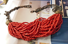 ❤️ Vintage Coral Bead