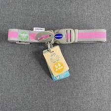 Ancol Dog Collar Pink Grey Quick Fit L 45-70cm Recycled Plastic Large Breed New*