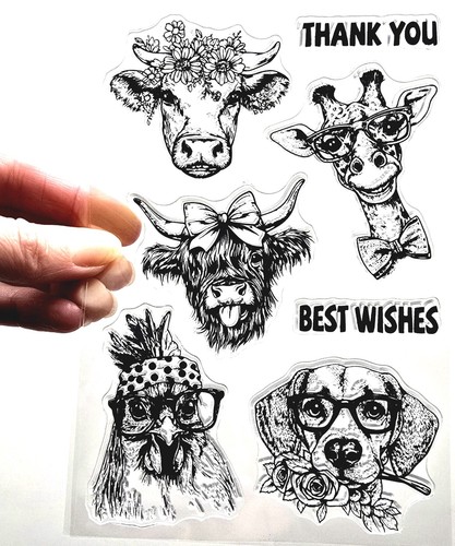 Clear stamps funny animal - stamps,