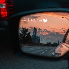 Lotus Car Mirror Sticker |