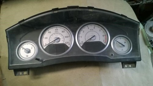 Speedometer cluster silver - cluster,