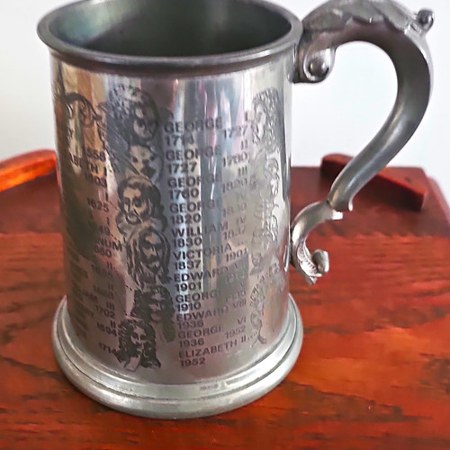 Broadfield pewter tankard - broadfield,