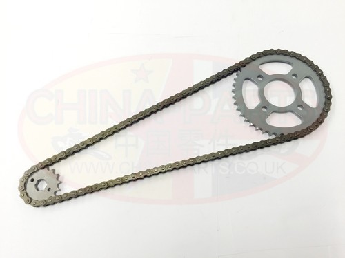 Chain sprockets set to - chain, &