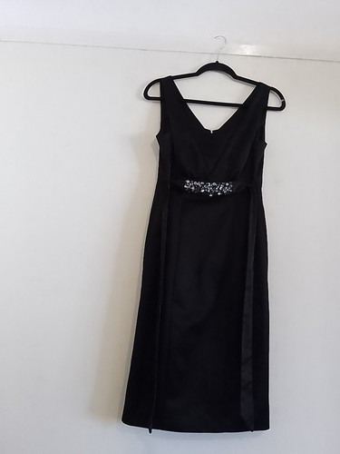 Laura ashley black midi - black, dress