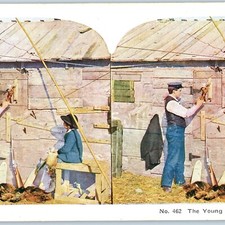 C1900s young trappers men - men, boys