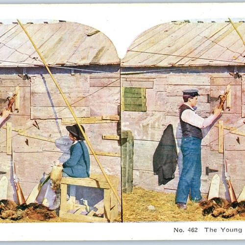 C1900s young trappers men - c1900s,