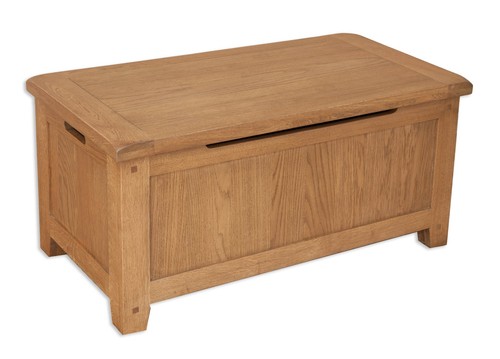 Blanket box oak - box, storage