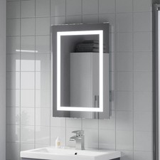 Artis Niteo LED Bathroom Mirror with Demister Pad and Shaver Socket 500 x 700mm